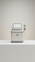 Shockwave body contouring device in matte steel