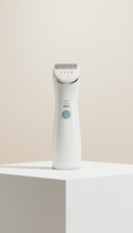 Ultrasonic deep cleansing wand in warm white finish