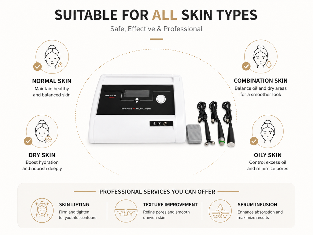 Professional RF Beauty Device | Multi-Function Skin Tightening System