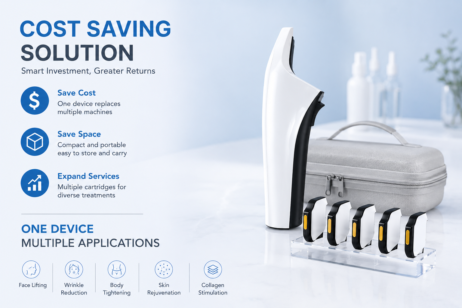 Portable Ultrasonic Beauty Device