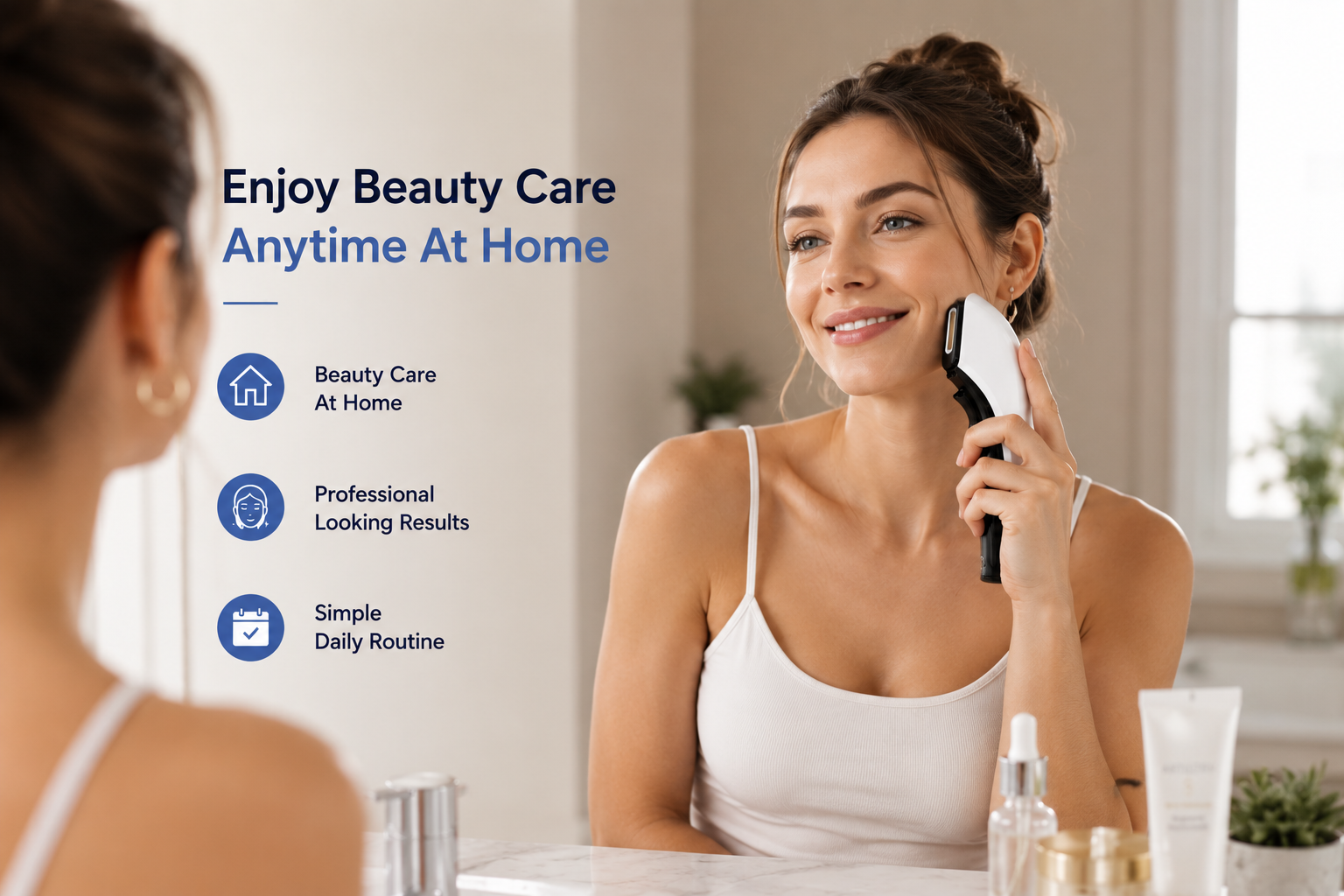 Portable Ultrasonic Beauty Device