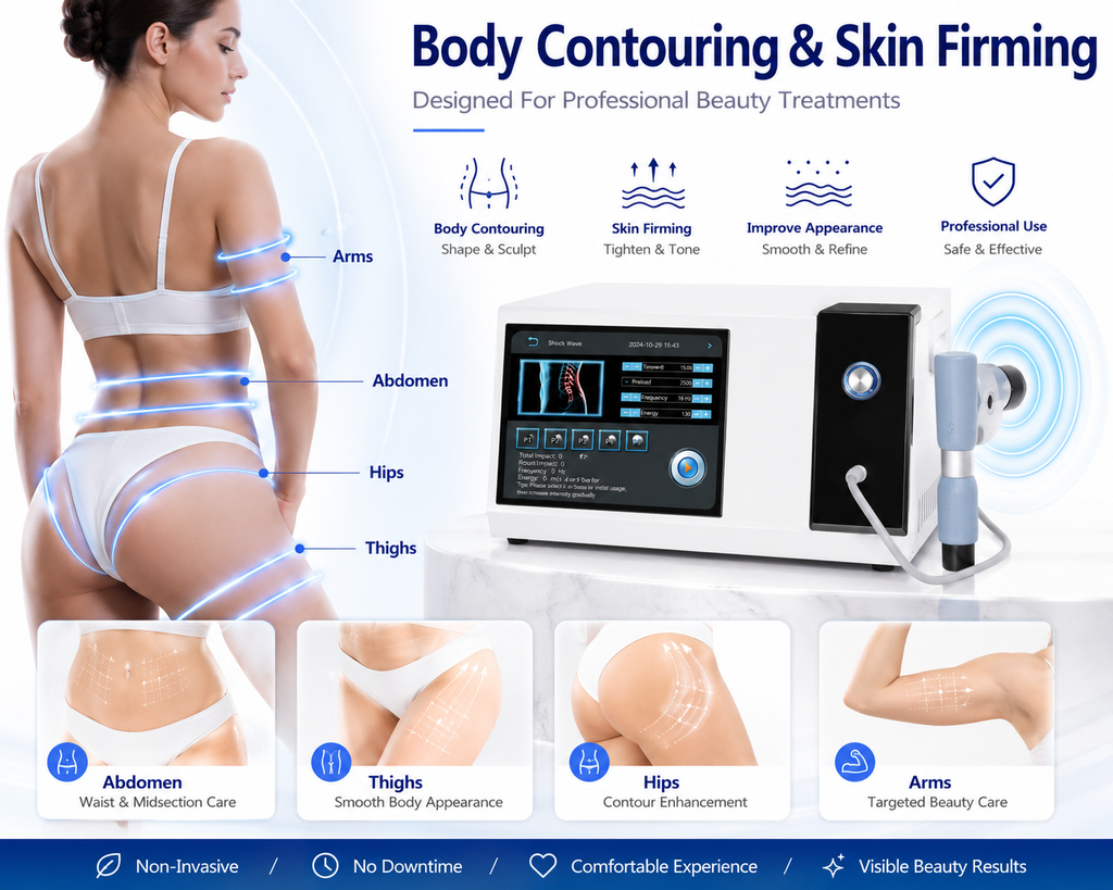 Professional Shockwave Therapy Machine | Portable ESWT Pain Relief Device for Physiotherapy & Recovery