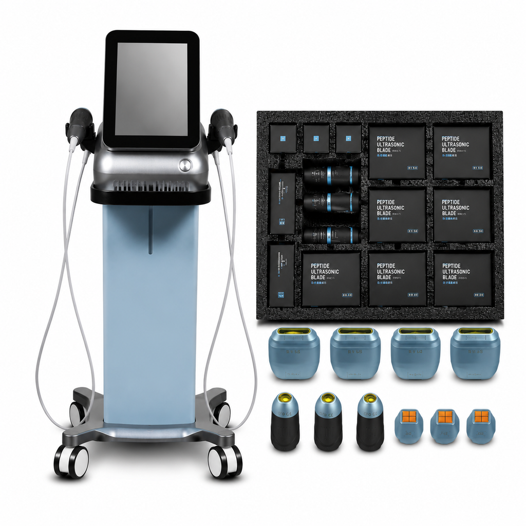 Professional Titanium Ultrasonic Beauty Device | Multi-Function Facial Care System
